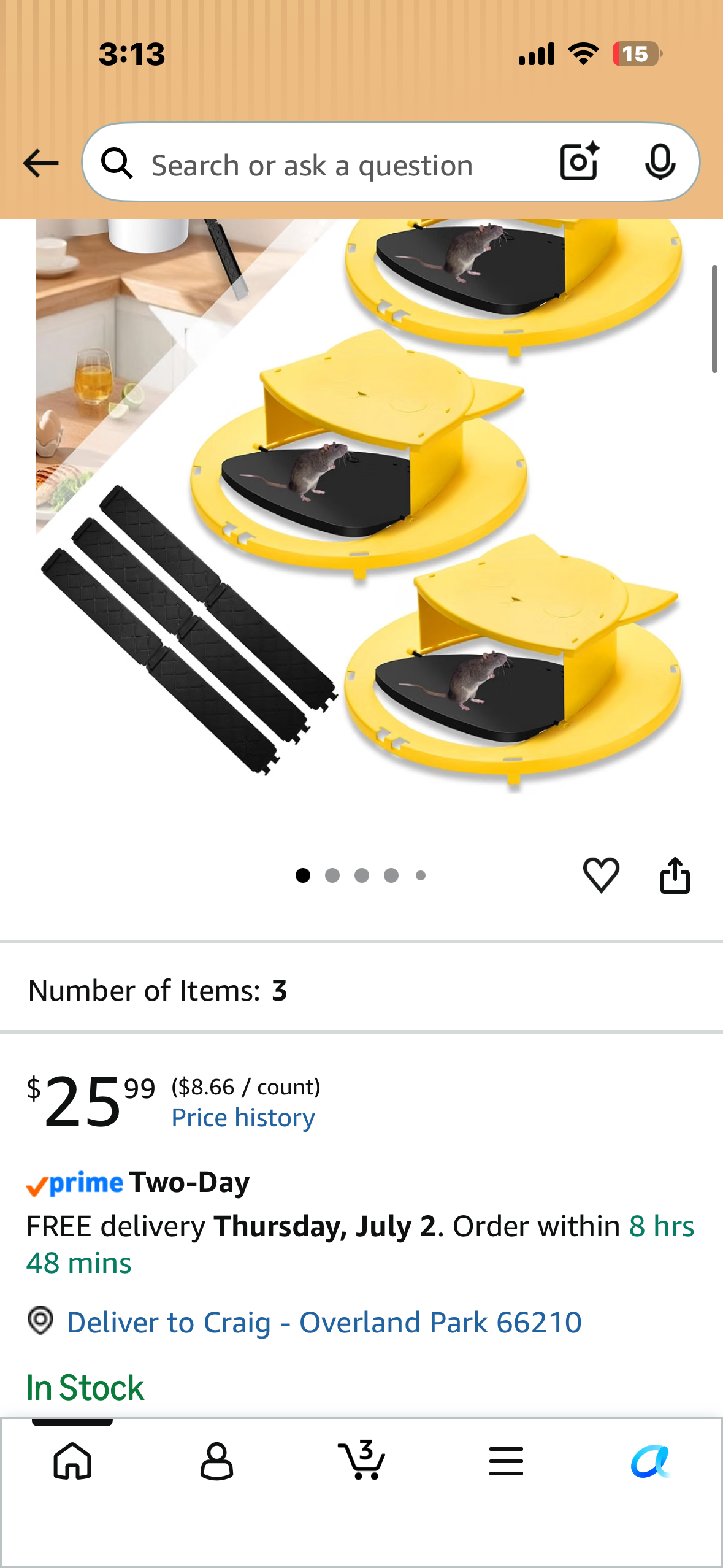 4-Pack of Mouse Traps, 5 Gallon Bucket Lid Mouse, Rat Trap, Auto Reset & Slide Bucket Mouse Trap, Reusable Humane Mouse Traps for Indoor Outdoor