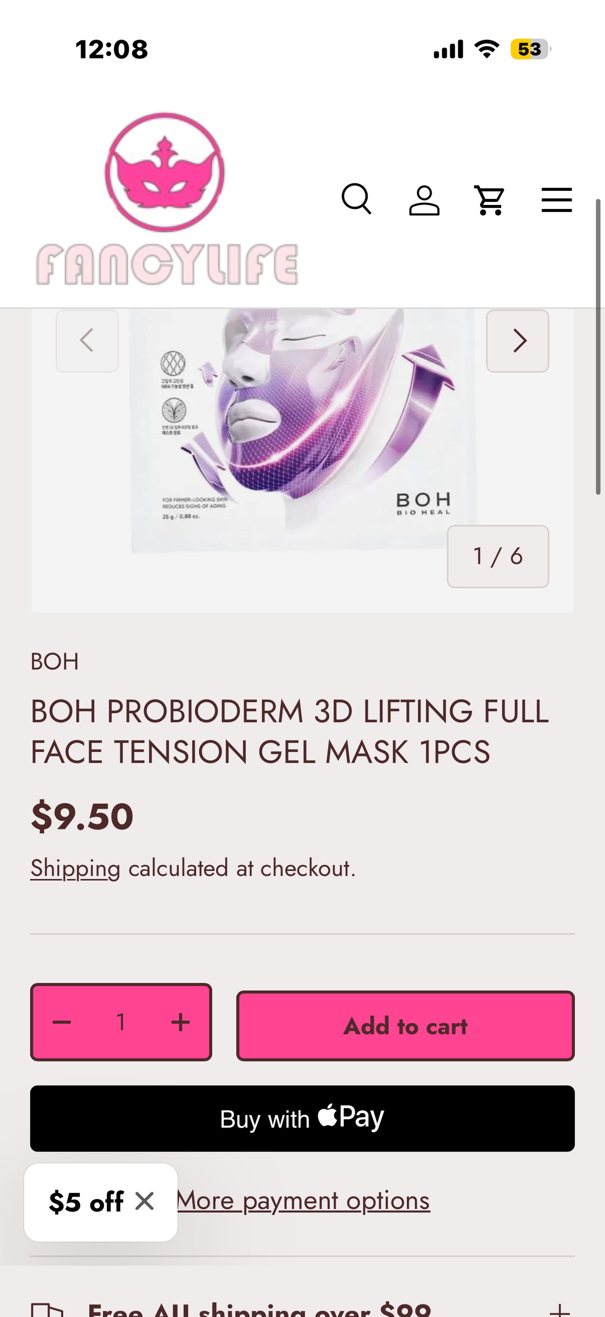 Probioderm™ 3D Lifting Full Face Tension Gel Mask | NOT a Hydrating Mask – Firming & Tightening for Lifted, Sculpted Skin | 20-Peptide Complex & PDRN for Face Contouring & Jawline Definition 3 masks