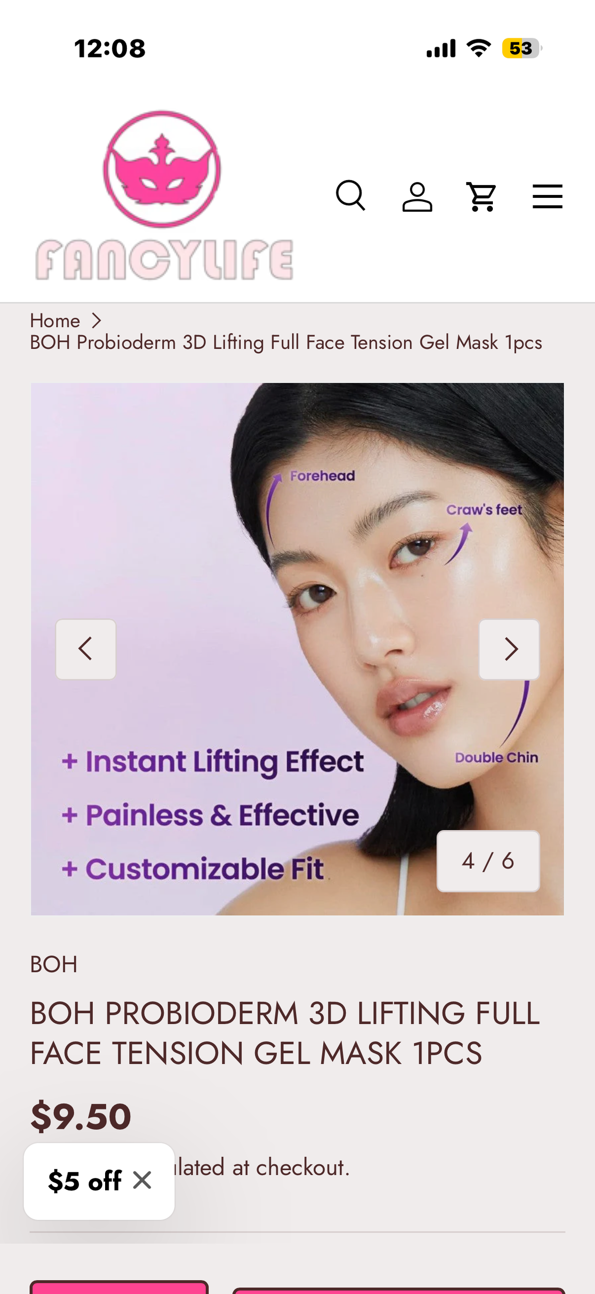 Probioderm™ 3D Lifting Full Face Tension Gel Mask | NOT a Hydrating Mask – Firming & Tightening for Lifted, Sculpted Skin | 20-Peptide Complex & PDRN for Face Contouring & Jawline Definition 3 masks