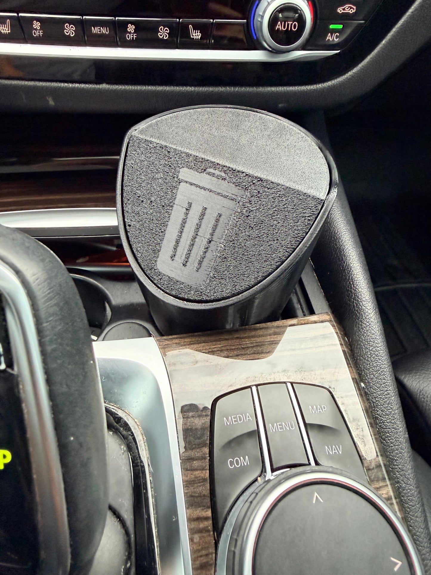 Car Cupholder Trash Can