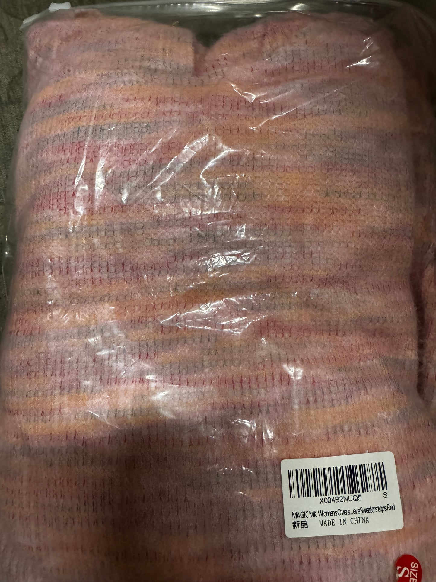 MAGICMK Womens Oversized Hoodies Sweatshirts Colourful plus Size Fall Long Sleeve Sweaters tops (Size Small)