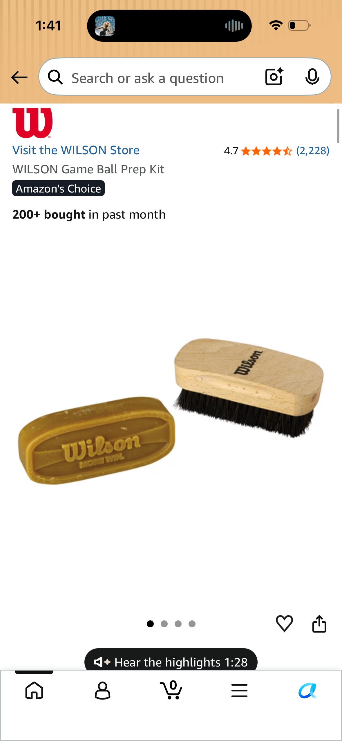 WILSON Game Ball Prep Kit