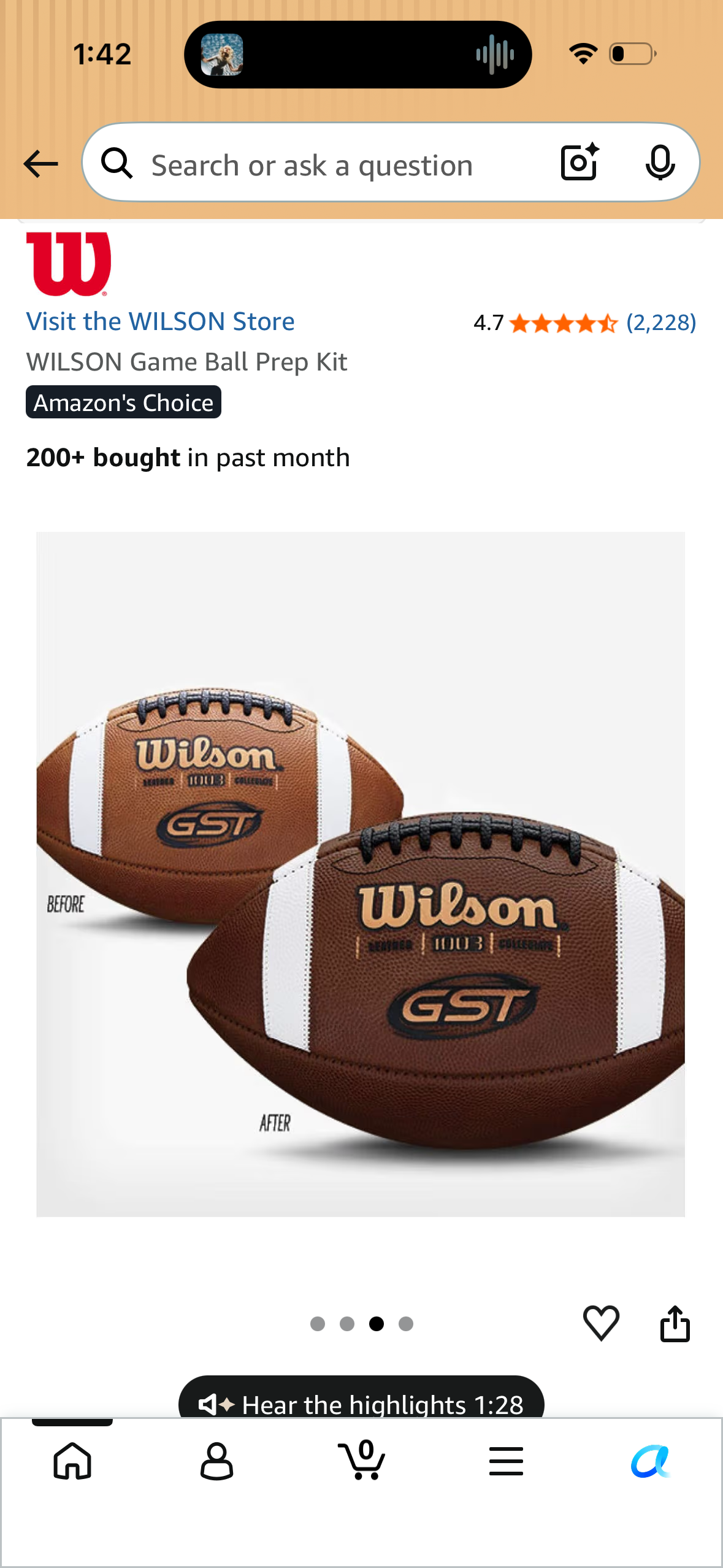 WILSON Game Ball Prep Kit