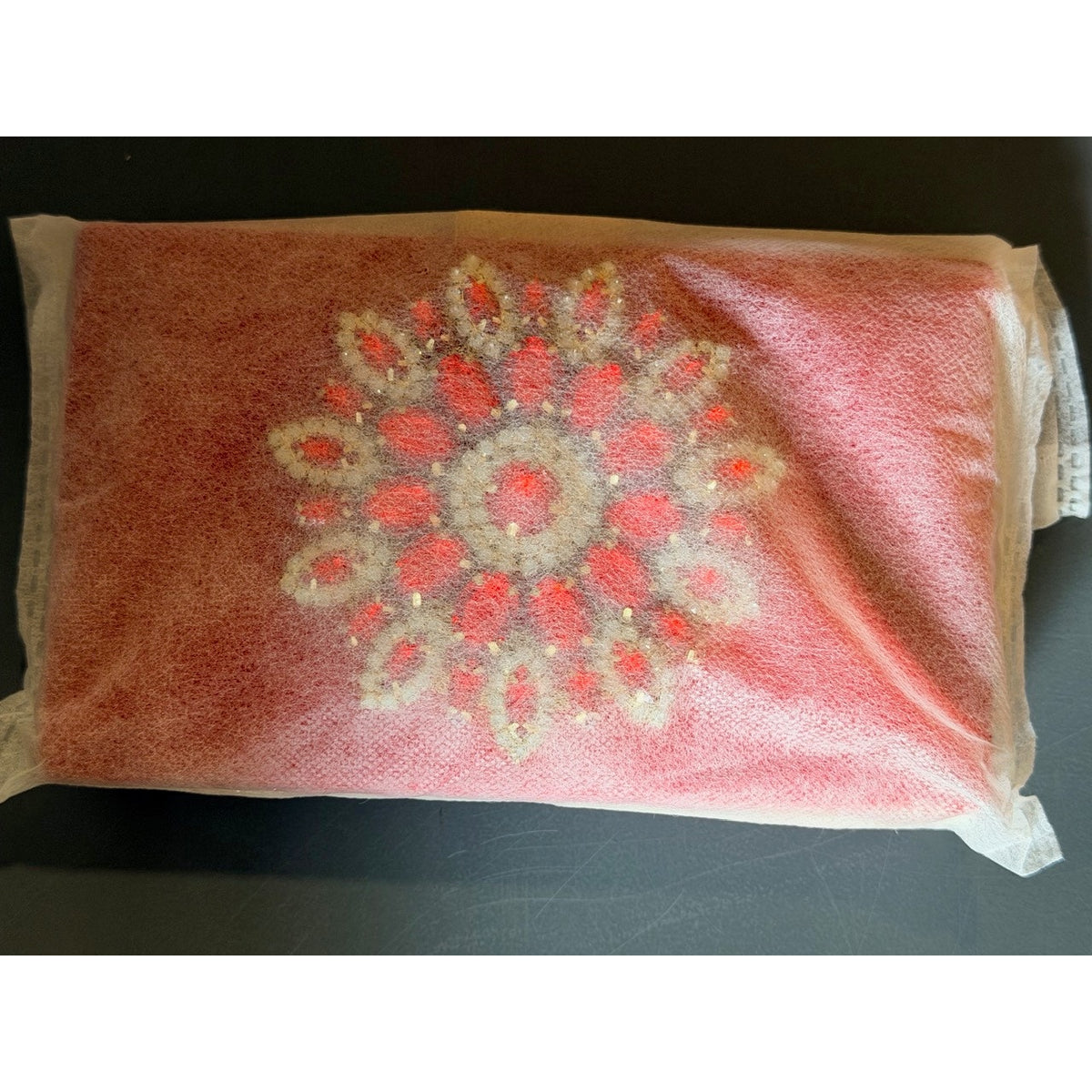 New Red Bejeweled Clutch Purse