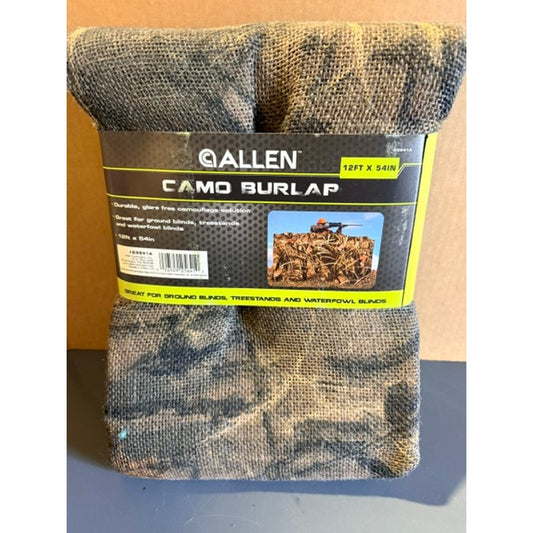 Camo Burlap Large Size 12' x 54" Heavy Duty